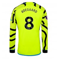 Arsenal Martin Odegaard #8 Replica Away Shirt 2023-24 Long Sleeve